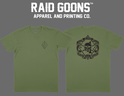 Red Death Current  Logo O.D Green Gear