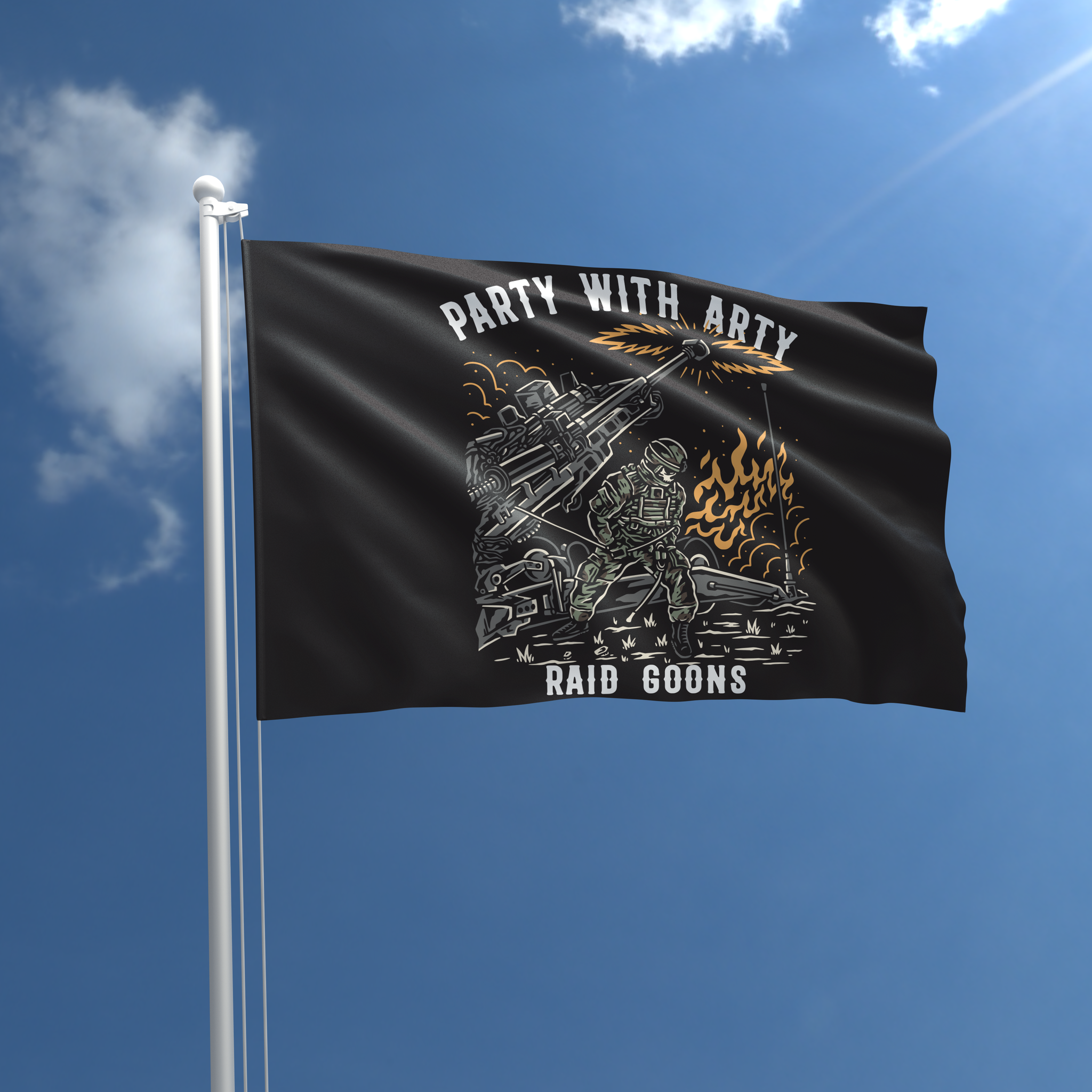 FLAGS (ALL DIFFERENT DESIGNS) – Raid Goons